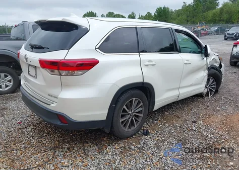 2018 Toyota Highlander Se/Xle from USA, damaged, VIN 5TDJZRFH0JS890820